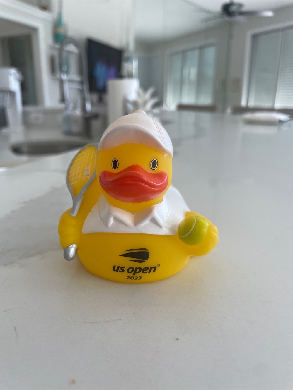 Kids Tennis Rubber Duck - Yellow